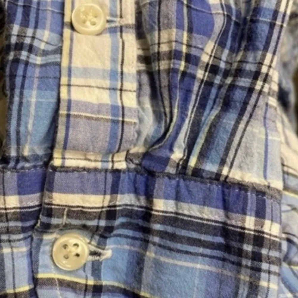 Ralph Lauren Blue Casual Button Down Shirt boys medium
